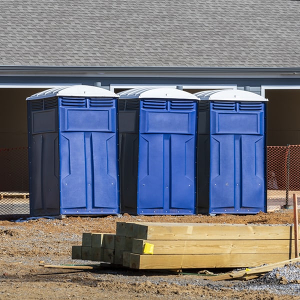 how do you ensure the porta potties are secure and safe from vandalism during an event in Chamberlain